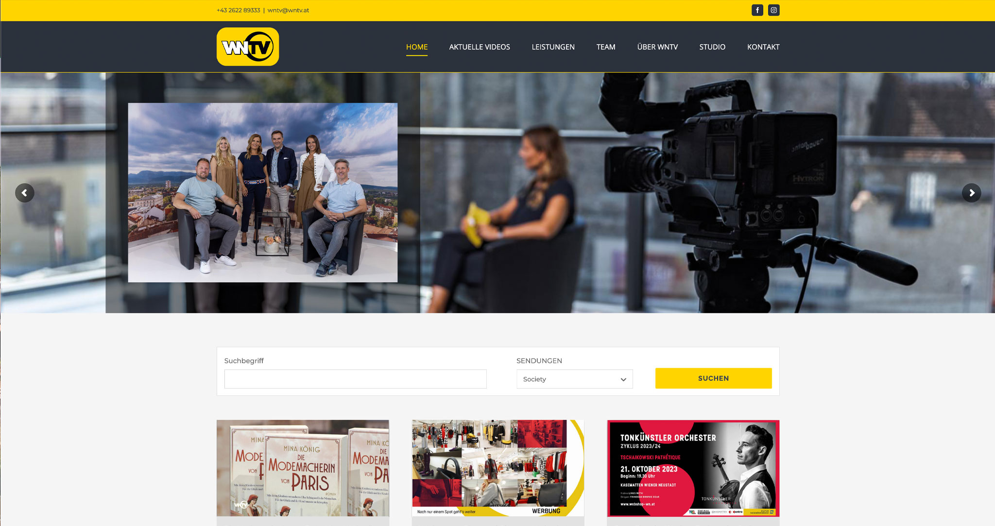 WEBDESIGN NIEDERÖSTERREICH 8 WNTV