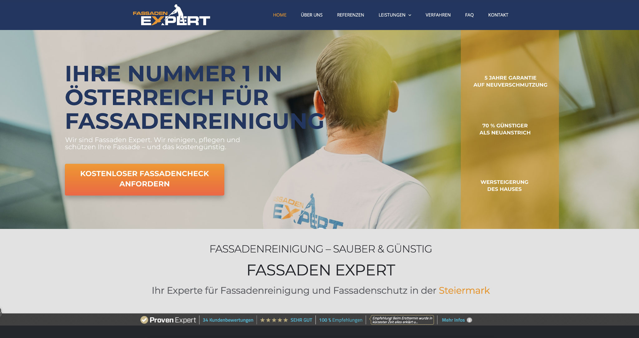 WEBDESIGN STEIERMARK 3 Fassadenexpert