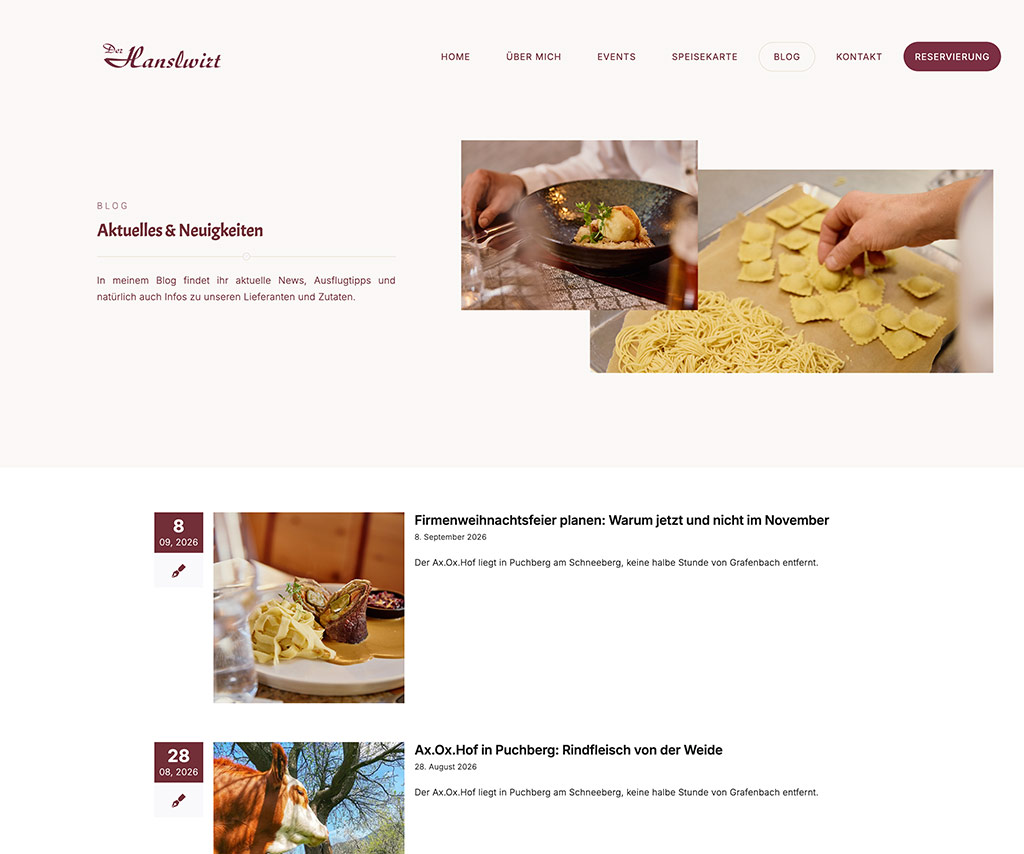Der Hanslwirt 4 Referenzen Slider Der Hanslwirt - Blog Seite
