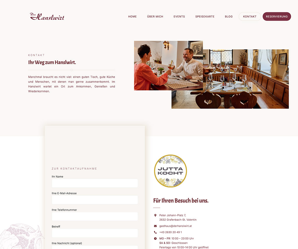 Der Hanslwirt 5 Referenzen Slider Der Hanslwirt-Kontakt Seite